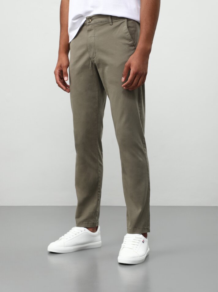 Calça chino slim - Verde