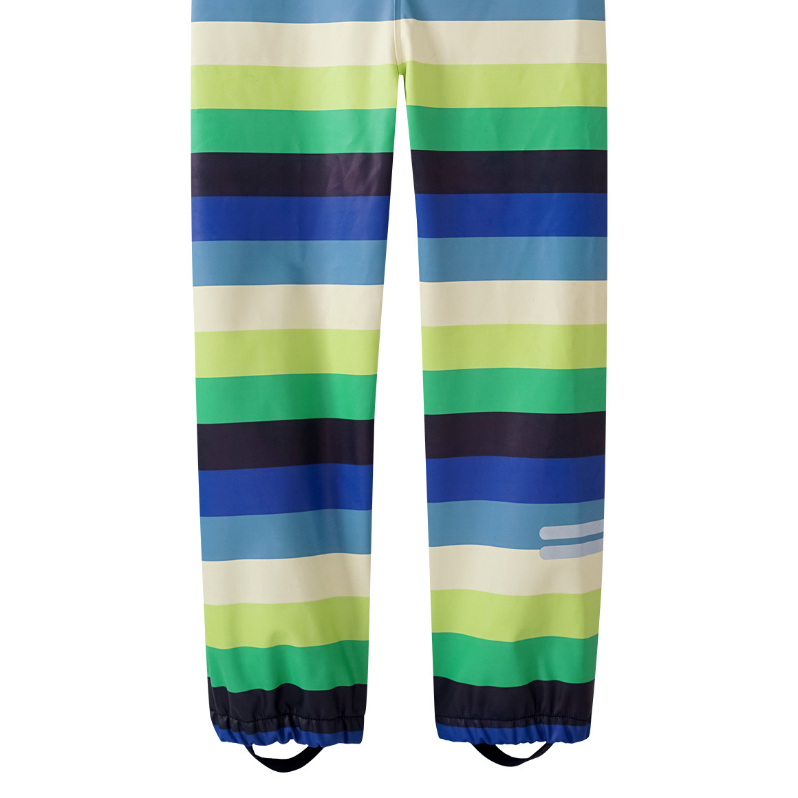 Topolino Jungen Regenhose mit Streifen grün / blau