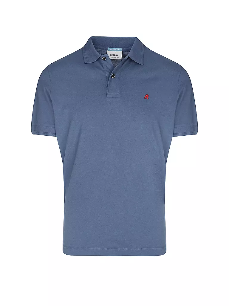 REPLAY Poloshirt  blau