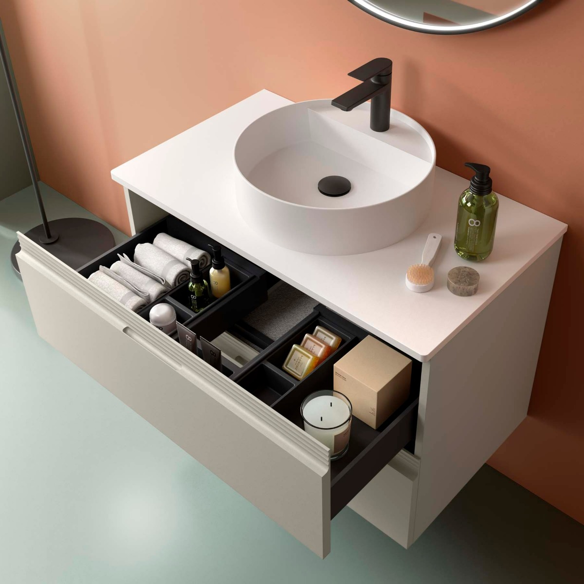 Muebles Ammeli onderkast 80cm saliegroen