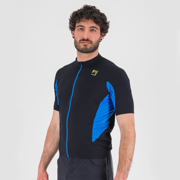 Maillot vélo KARPOS PRALONGIA JERSEY BLACK/INDIGO B