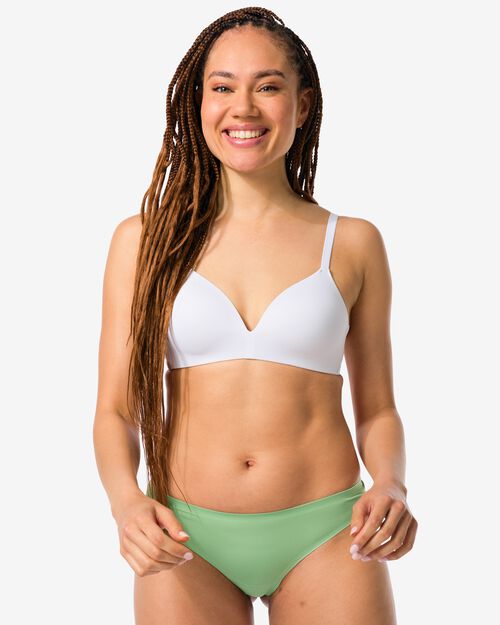 string femme second skin en micro vert moyen