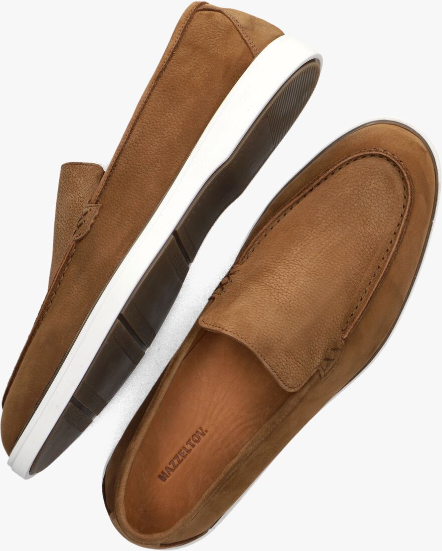 MAZZELTOV cognac mazzeltov loafers 6121