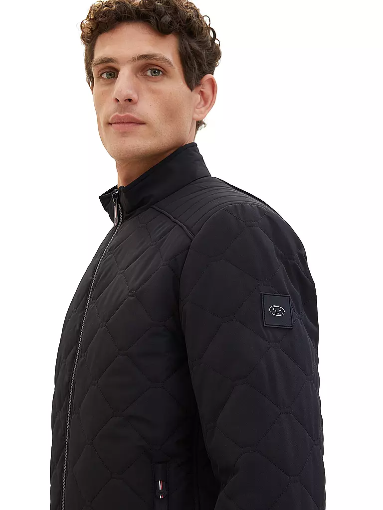 TOM TAILOR Leichtsteppjacke schwarz