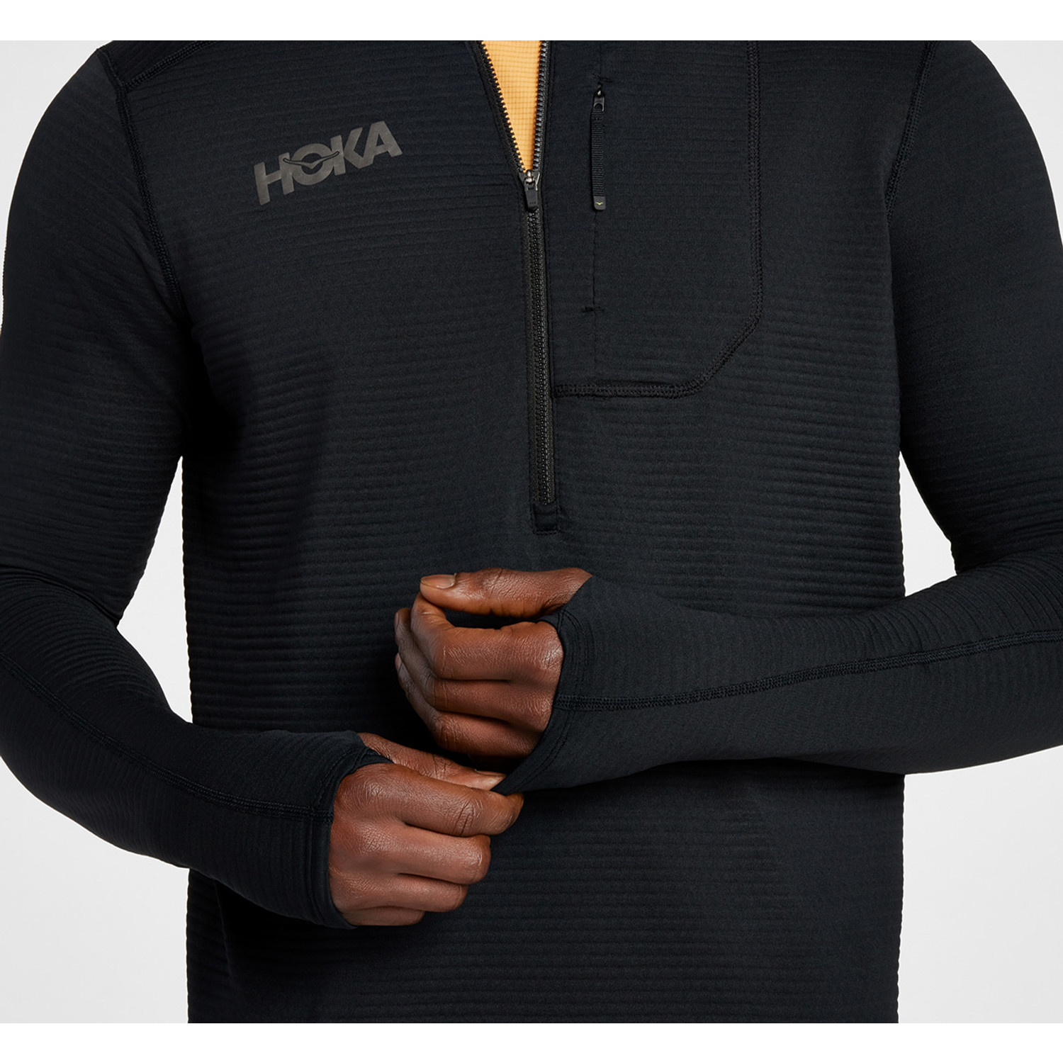 HOKA Longsleeve 1/2 Zip Heren