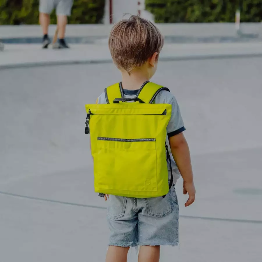 Anna und Oskar Fairer Kinderrucksack Kalle Mini Neon