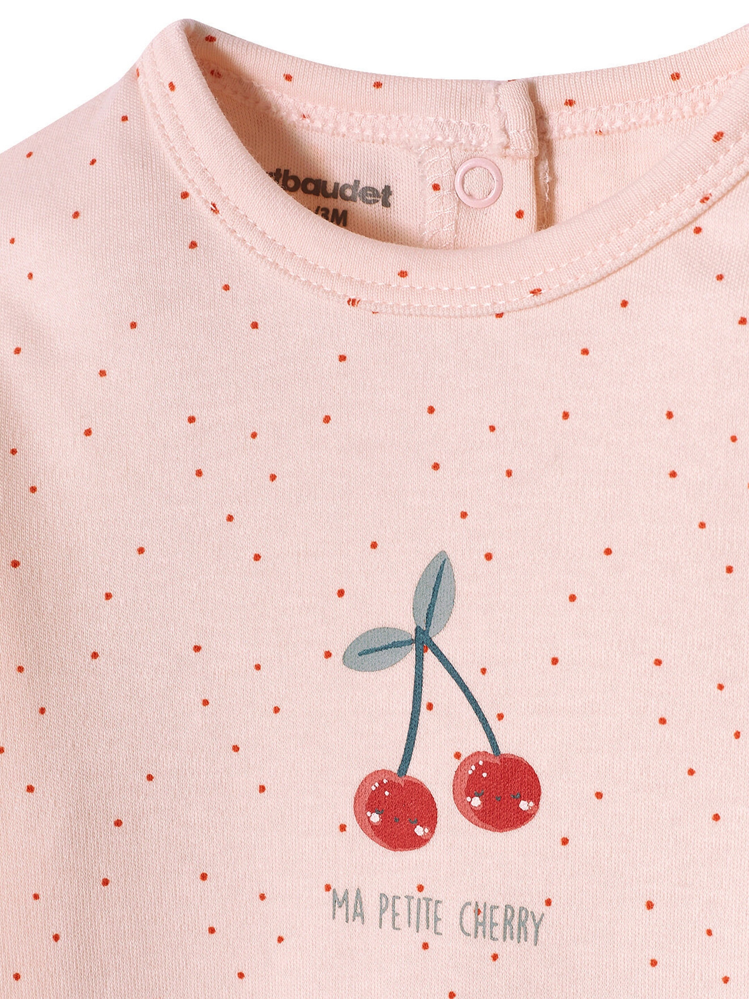 Vertbaudet 2er-Pack Mädchen Baby Strampler zartrosa