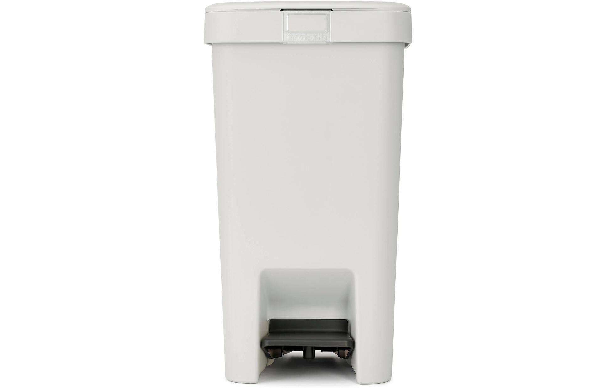 Recyclingbehälter StepUp 16 l, HellgrauTreteimer für Recycling Materialien