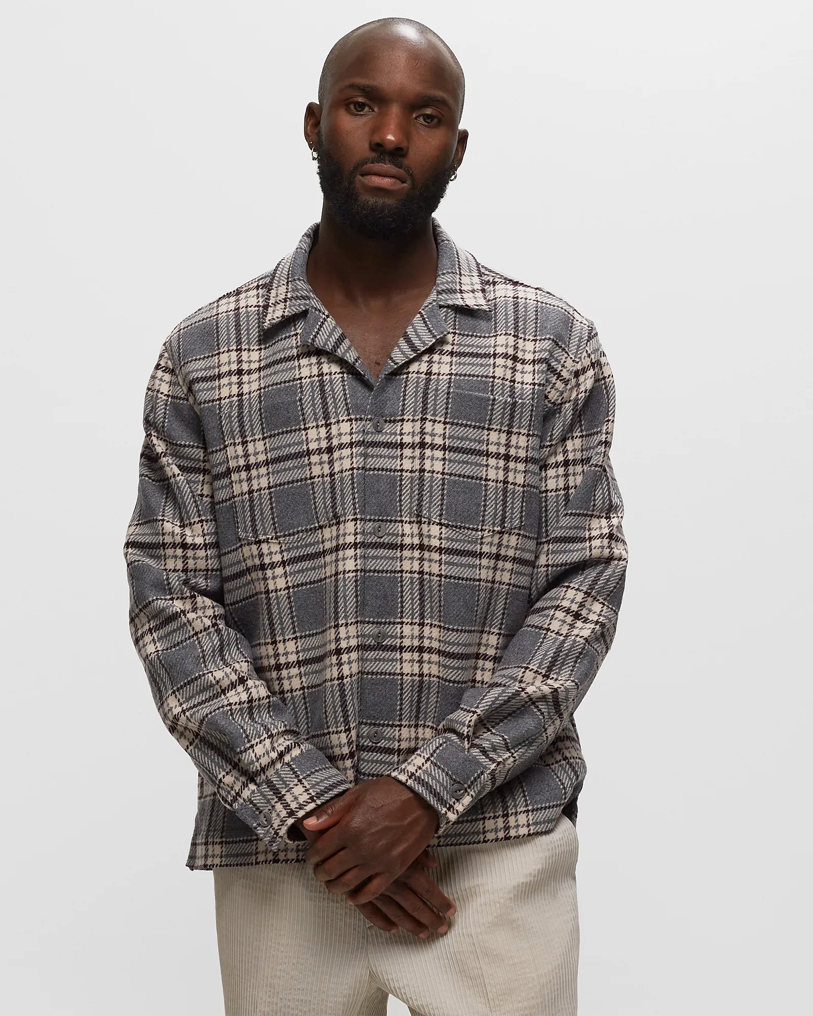 Officine Générale JUSTIN OVS JAP CO TEXTUR CHECK
