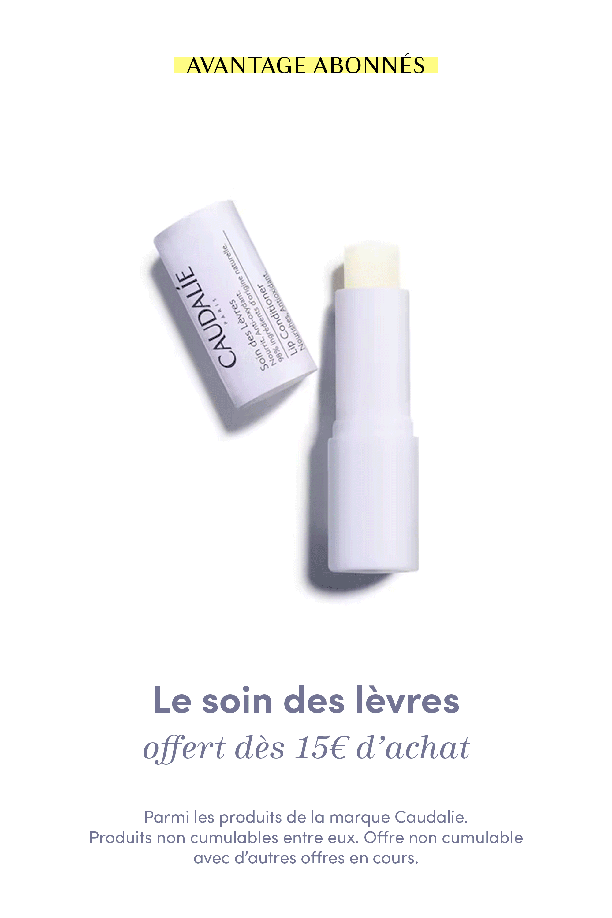 Caudalie Stick soin des lèvres-4.5 g