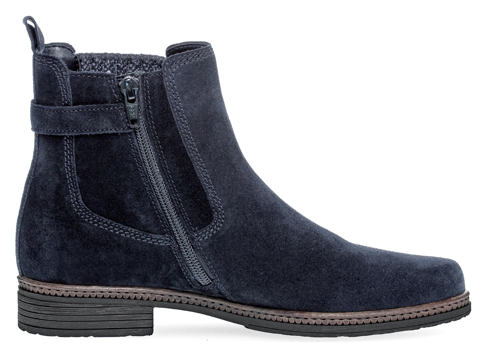 Gabor Chelseaboots  , Blockabsatz, Stiefelette, Businesschuh mit Zierriegel