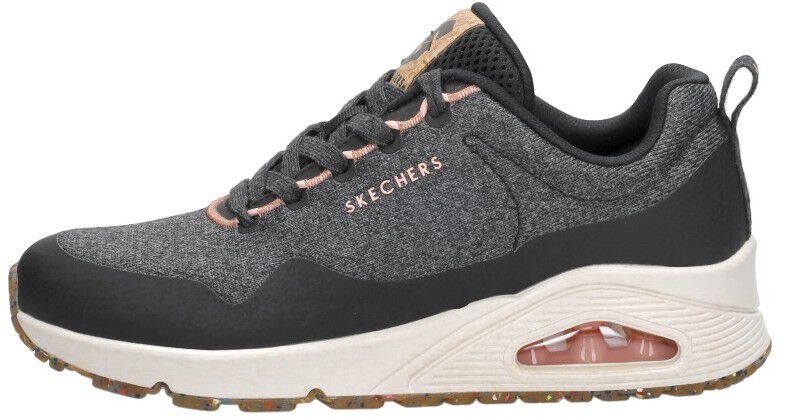 Skechers Uno - Pla-Knit zwart