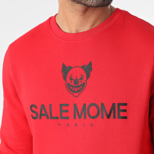 Sweat Crewneck Clown Rouge Noir
