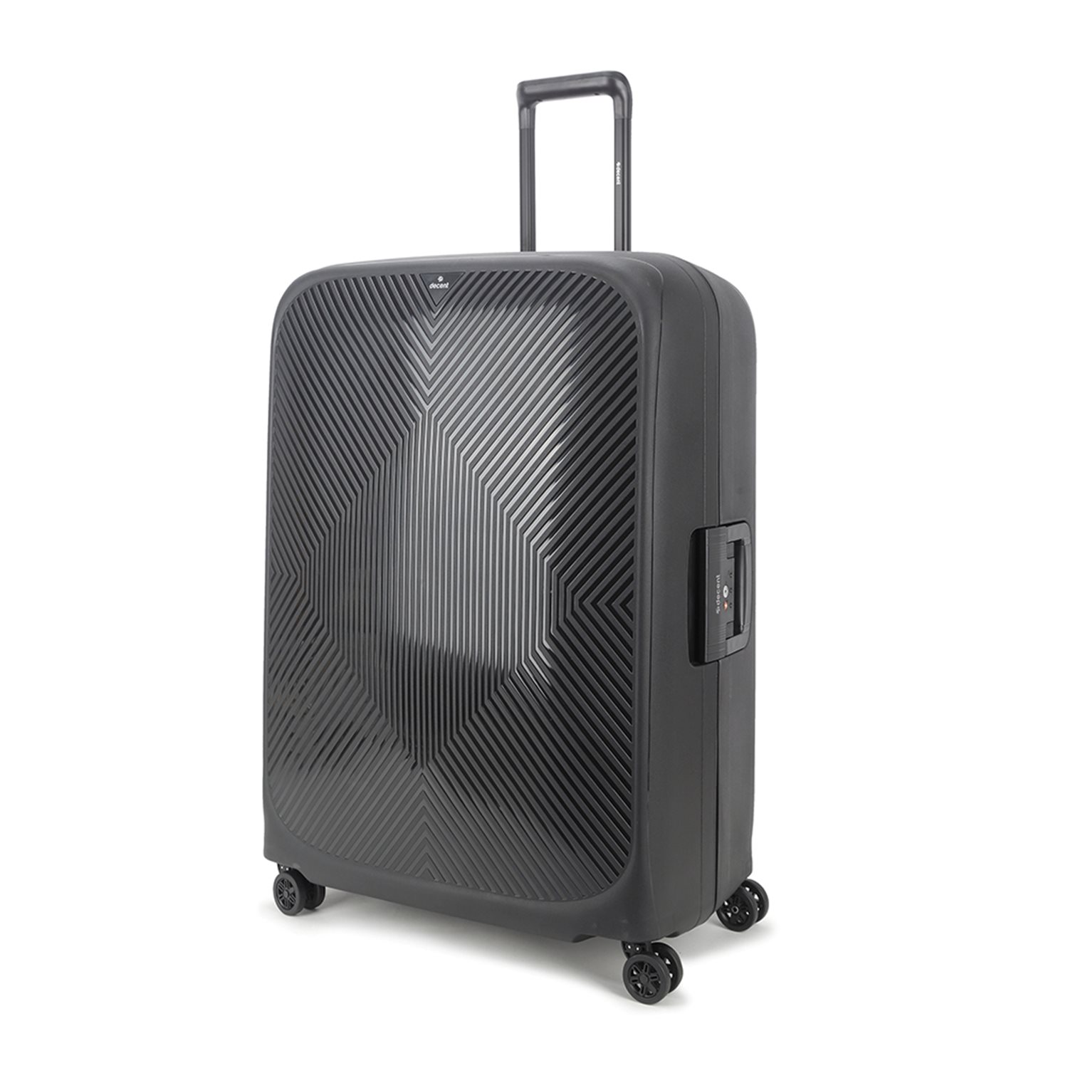 Decent Axiss-Fix 4 Wiel Trolley 78 zwart