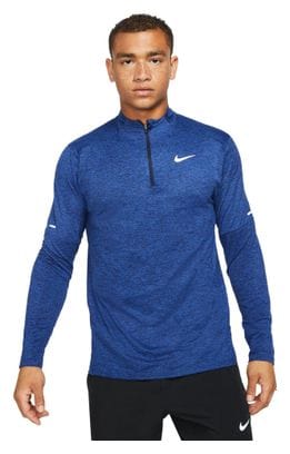 Haut 1/4 zip Nike Element Bleu Homme
