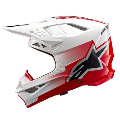 Casque cross Alpinestars SUPERTECH S-M10 - UNITE 2023 - Rouge / Blanc
