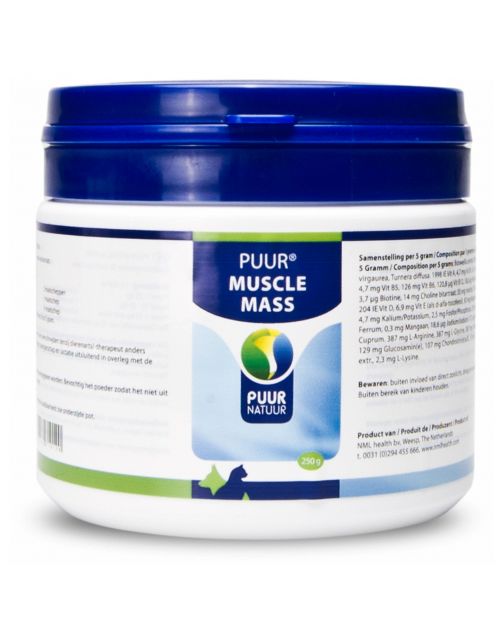 Puur Natuur Muscle Mass - Supplement - 250 g