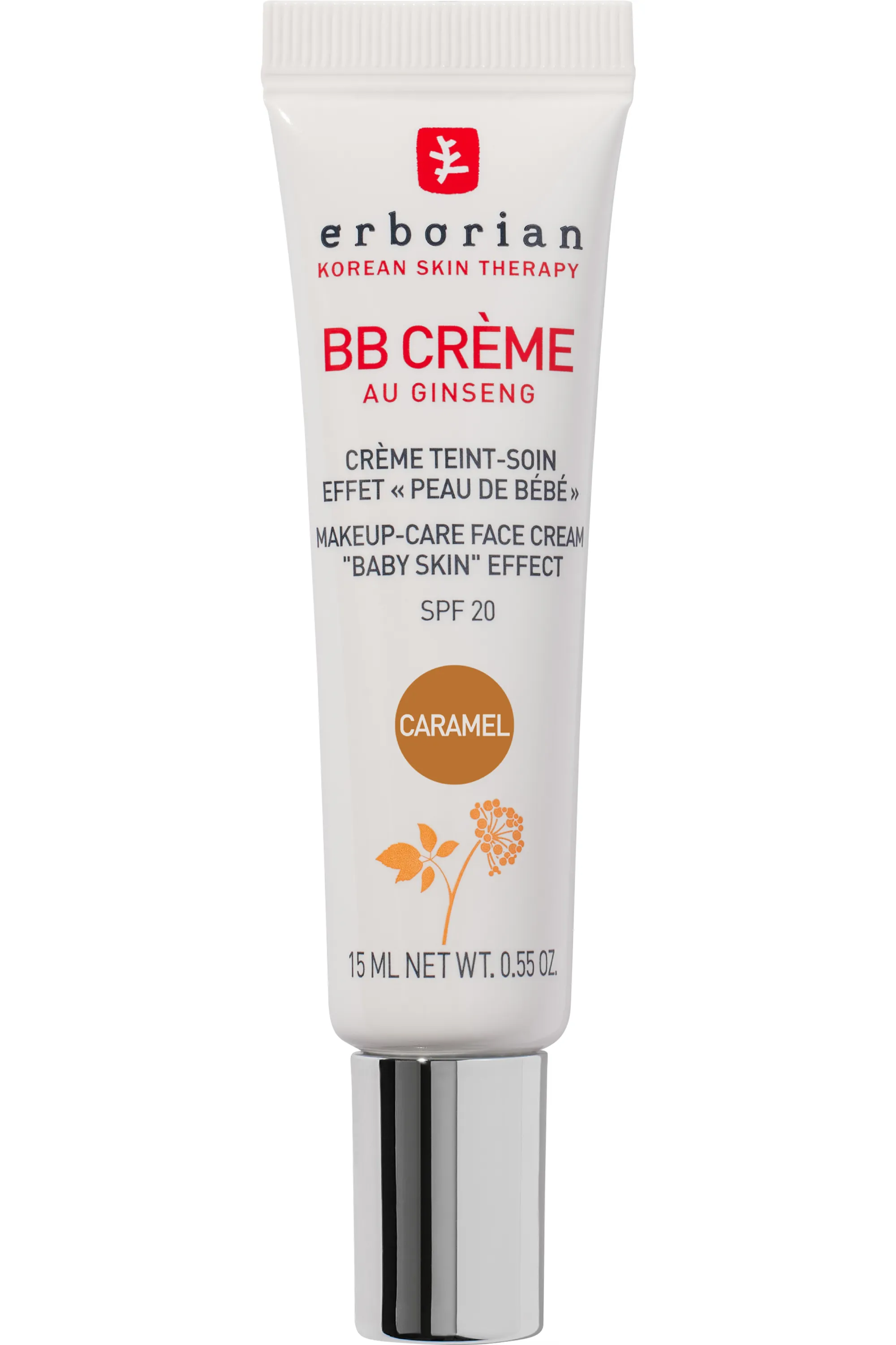 Erborian BB Crème au Ginseng SPF20 Caramel-15 ml