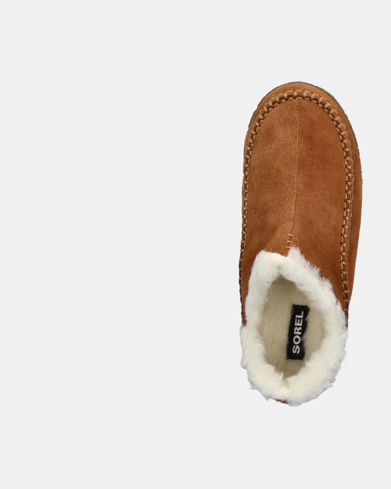 Sorel Manawan II Pantoffels  - cognac