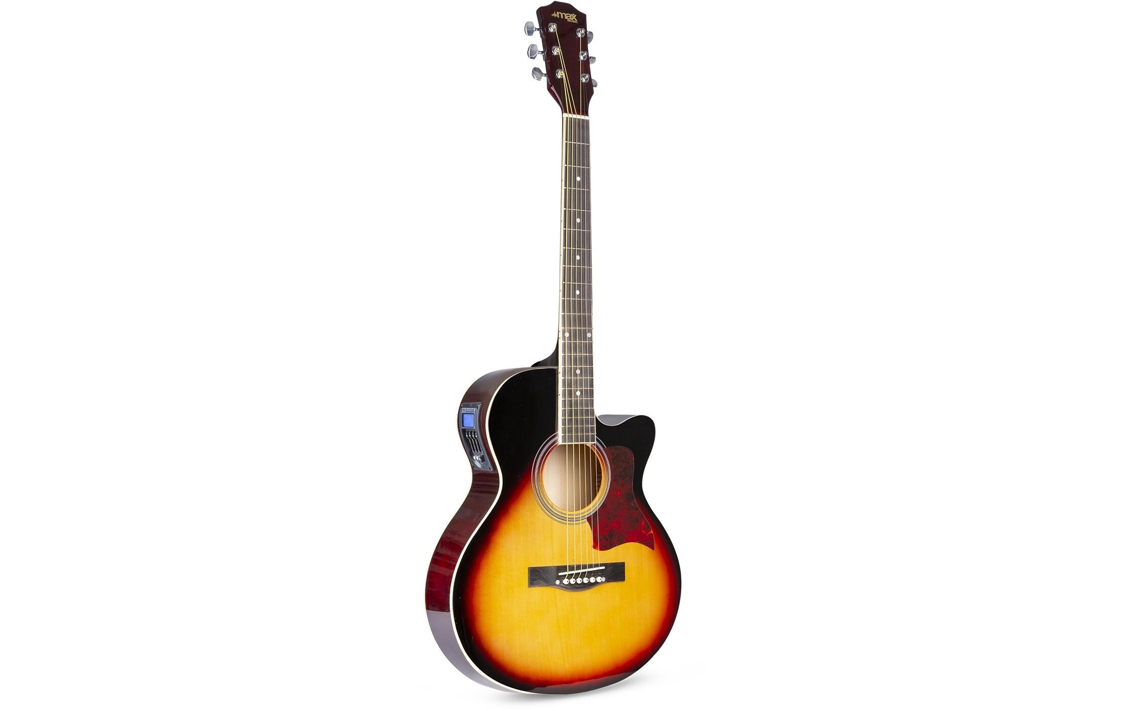 Westerngitarre ShowKit Sunburst<br>Elektroakustisches Westerngitarre-Set mit Verstärker und Zubehör
