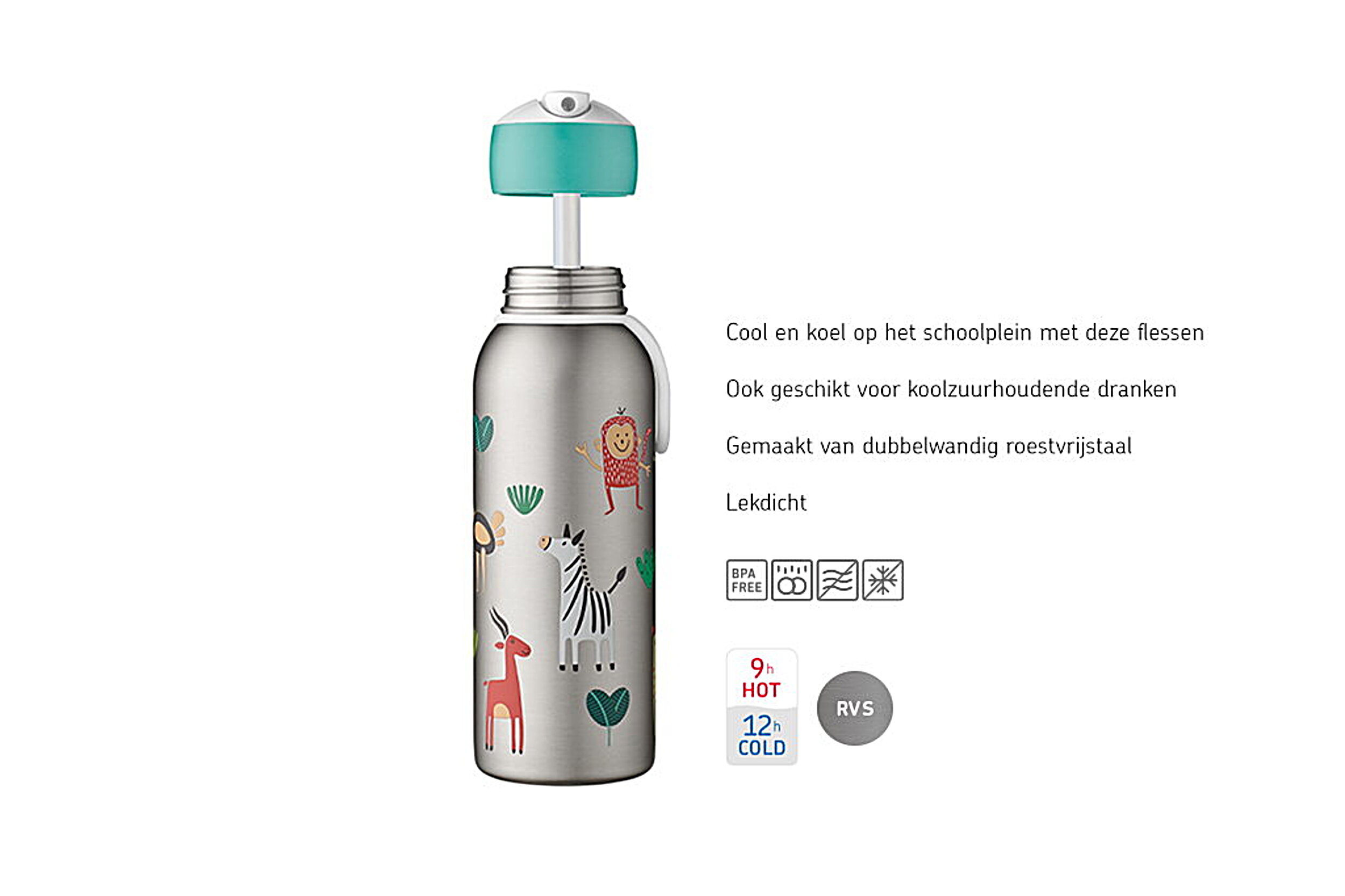 Mepal Flip-Up Campus 350 ml isoleerfles - Frozen 2