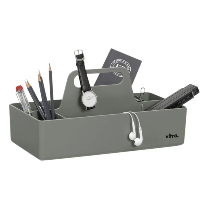 Vitra Rangement Toolbox en plastique recyclé - Arik Levy | Gris Mousse