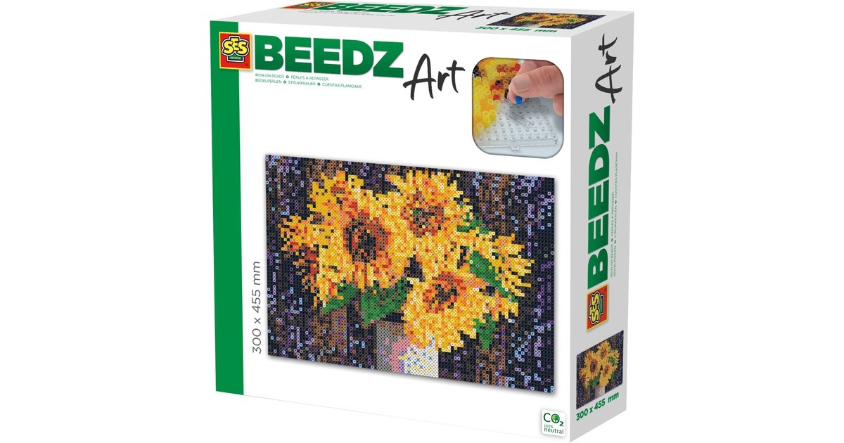 SES CreativeBEEDZ Art - Zonnebloemen Knutselen  (06003)