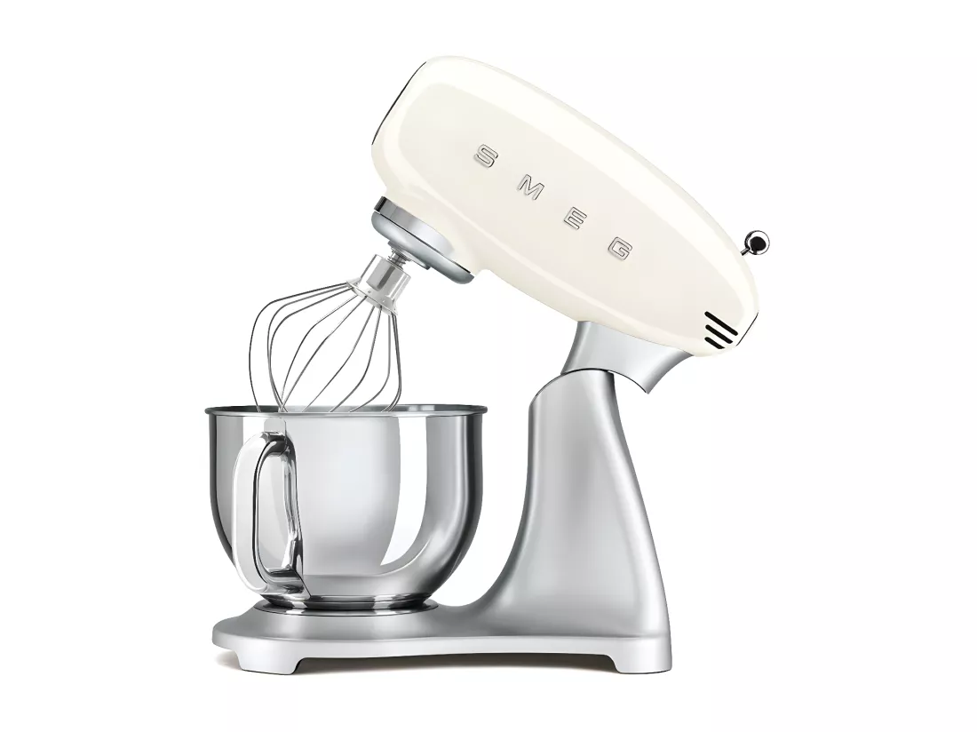 Smeg Robot sur socle 4.8l 800w crème - smf02creu