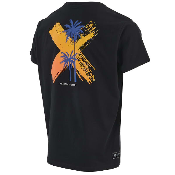 T-shirt WATTS PALM TEE FULL BLACK