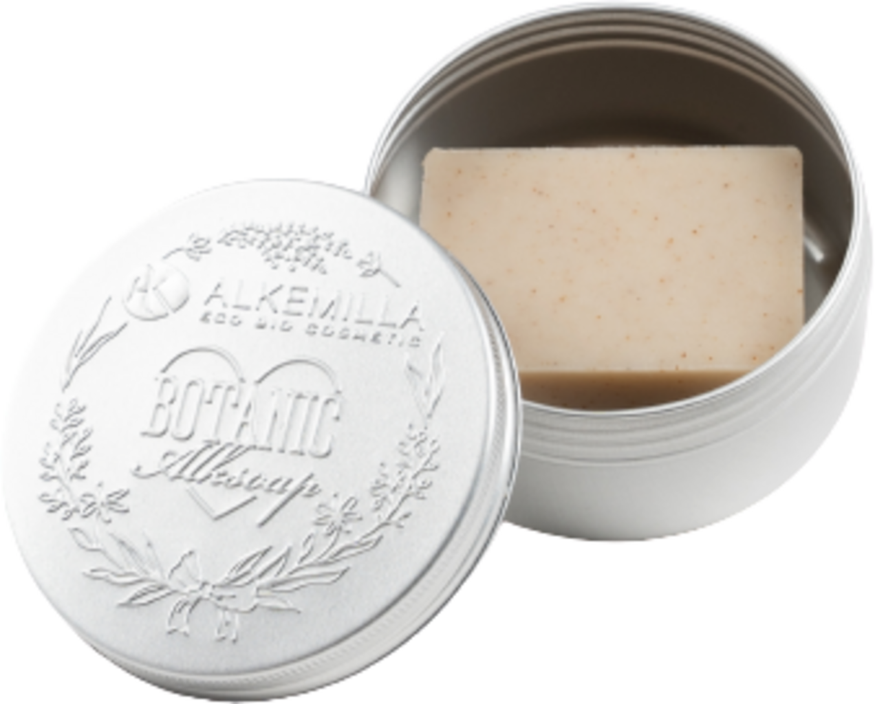 Alkemilla Eco Bio Cosmetic  Alksoap Festes Waschgel mit Peelingeffekt, 50 g