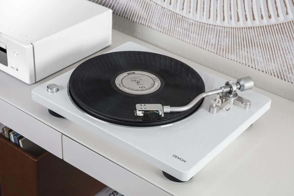 Denon DP-400 Blanc Platines vinyle hi-fi