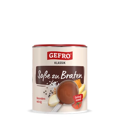Soße zu Braten: besonders würziger Geschmack