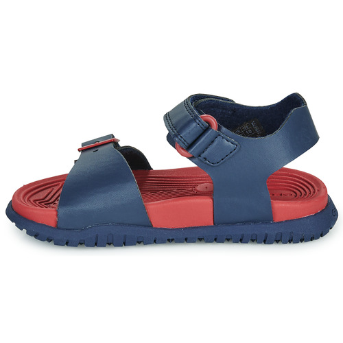 Geox - J SANDAL FUSBETTO BO - Marine / Rouge