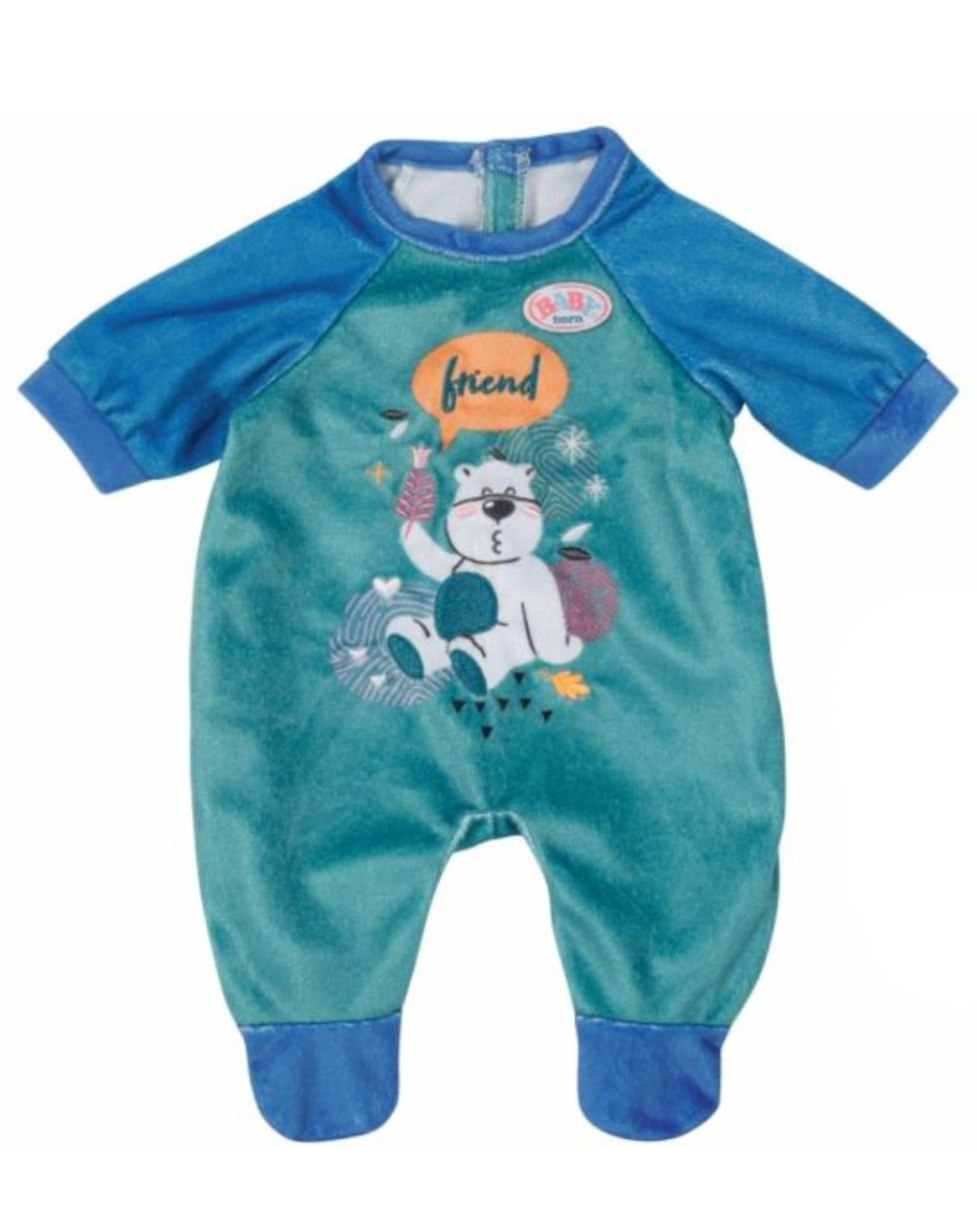 BABY born® Strampler BÄRCHEN in blau (43cm)