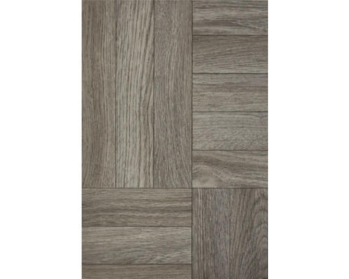 PVC vloerbedekking Cube eiken grijsbruin FB584 200 cm breed (per meter verkocht)