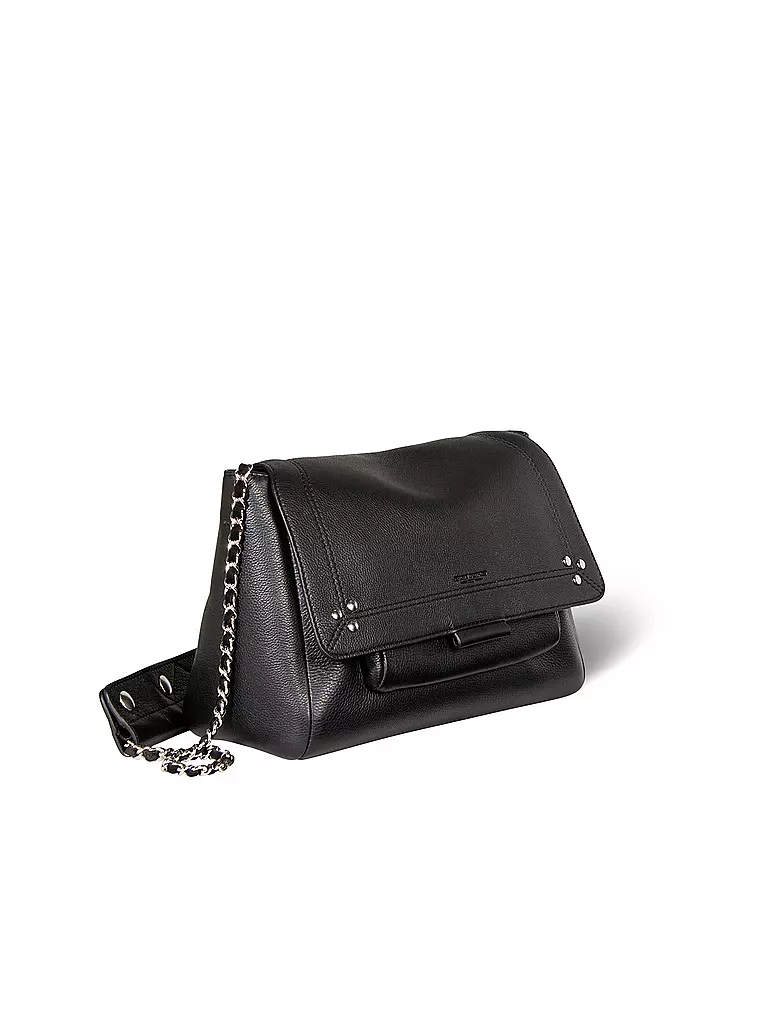 JEROME DREYFUSS Ledertasche - Umhängetasche LULU M  schwarz