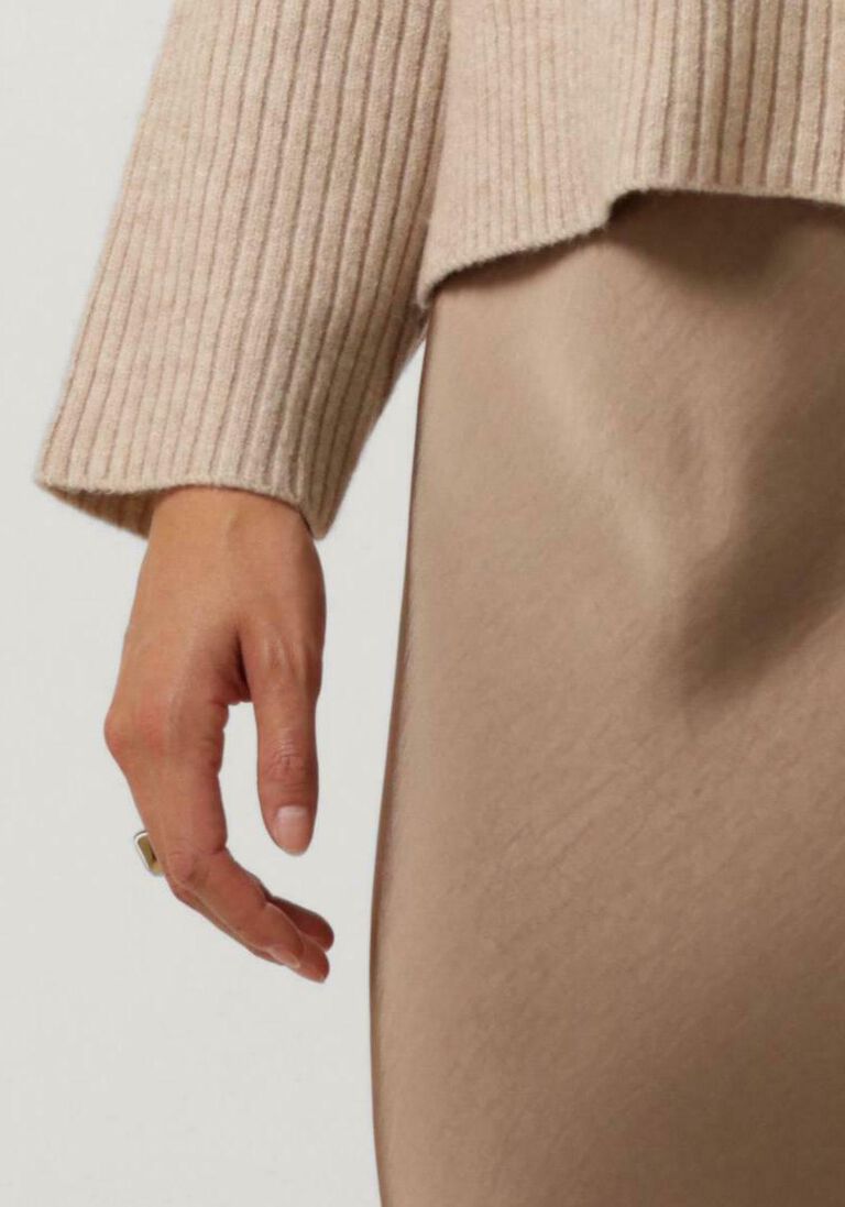 NEO NOIR taupe neo noir midirok bovary skirt