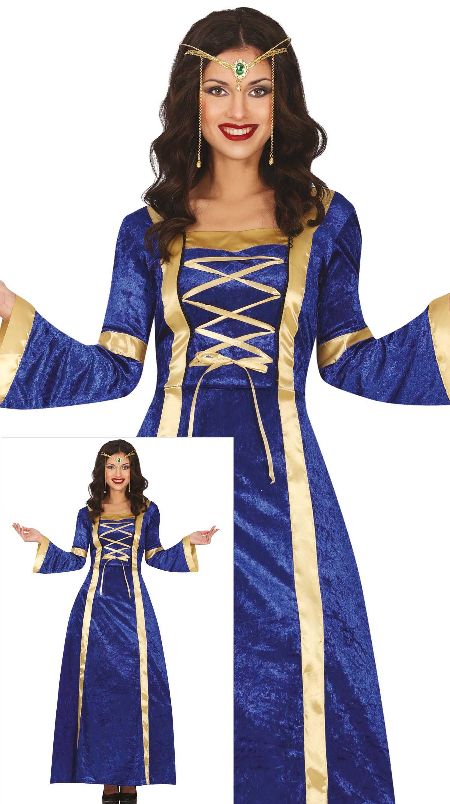 Jonkvrouw Kostuum Blauw Dames