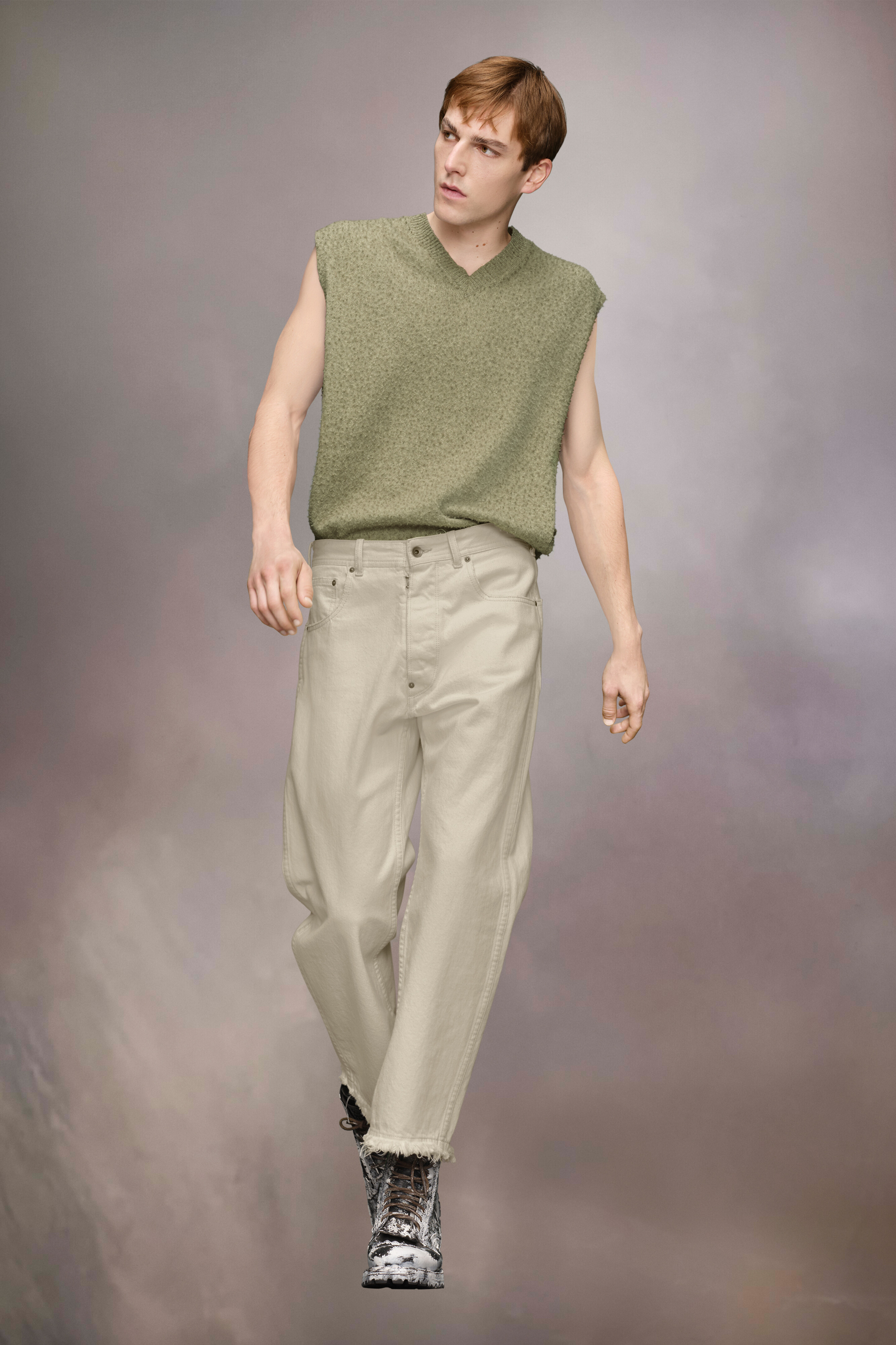 Jean effiloché