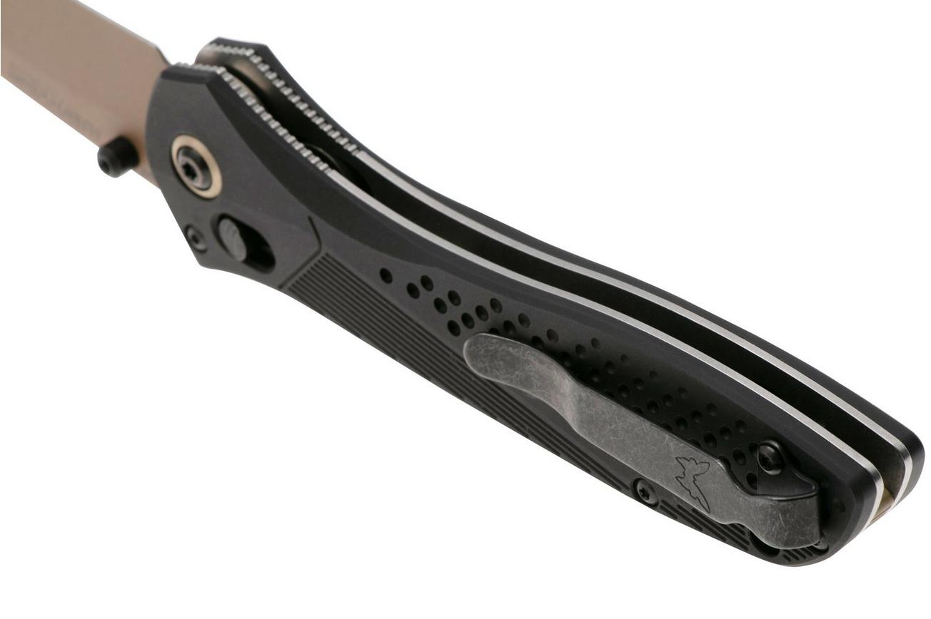 Benchmade 710FE-2401 Flat Earth PVD CPM MagnaCut, Black Aluminum, Limited Edition 2024 zakmes