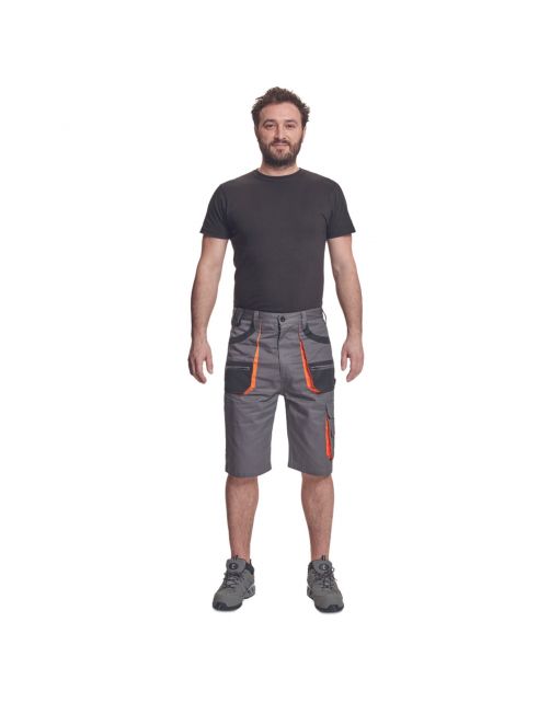 Cerva Werkshort Carl Grijs - Werkkleding