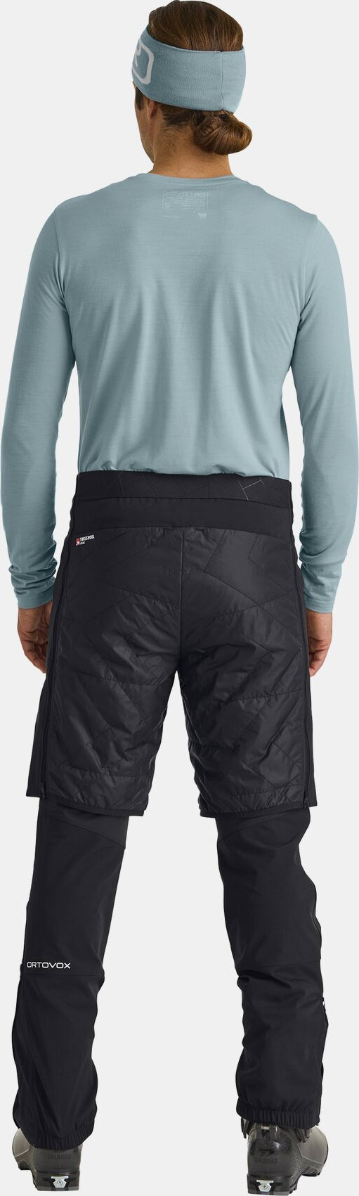 Swisswool Piz Boè Shorts Herre 90201/Black Raven