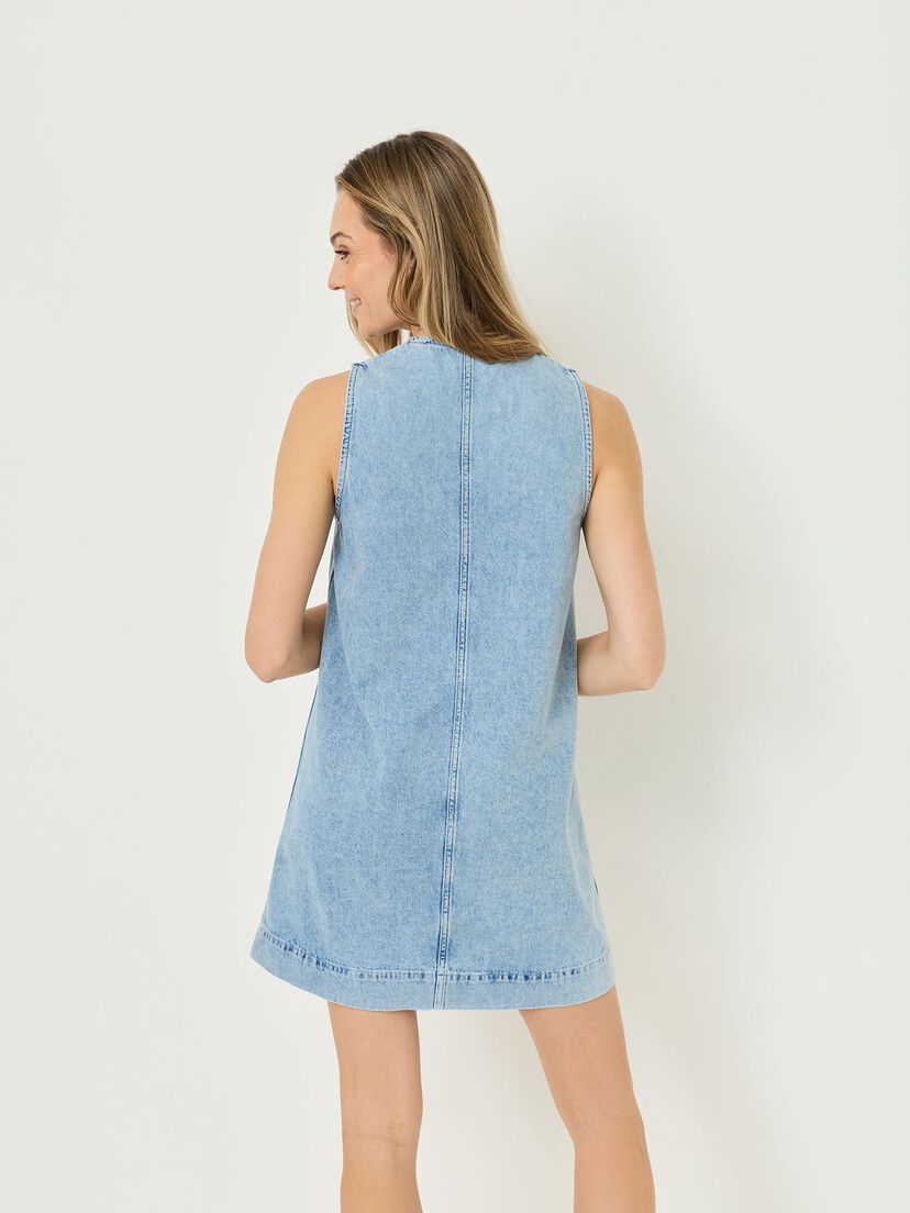 Spijkerjurk - blauw