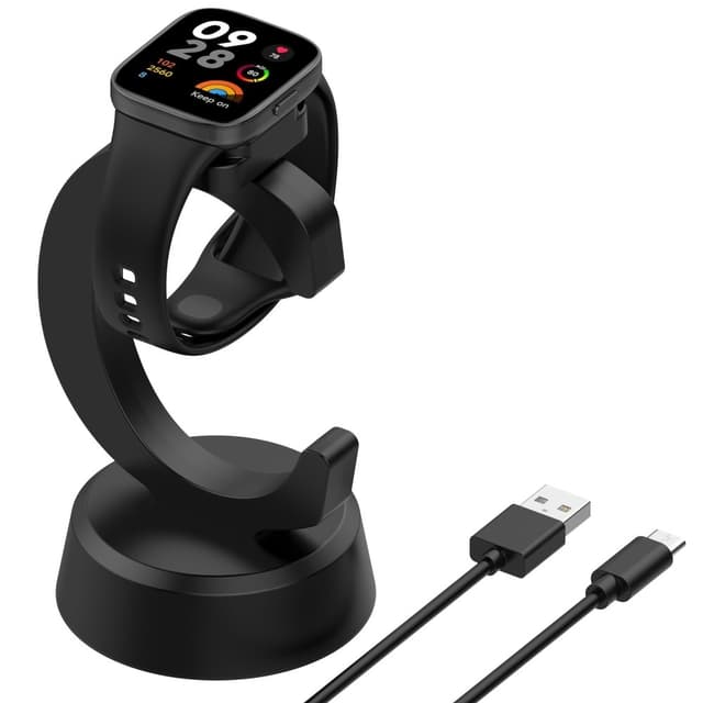 Til Xiaomi Redmi Watch 3 / Watch 2 / Watch 2 Lite Oplader & Dock 1m kabel