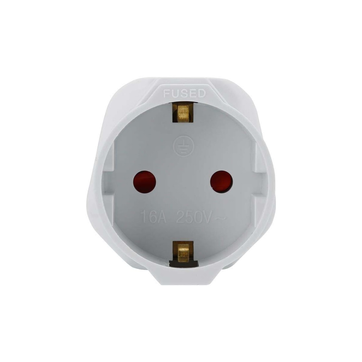 4x Socket Adapter Travel Converter (uk type g til eu)