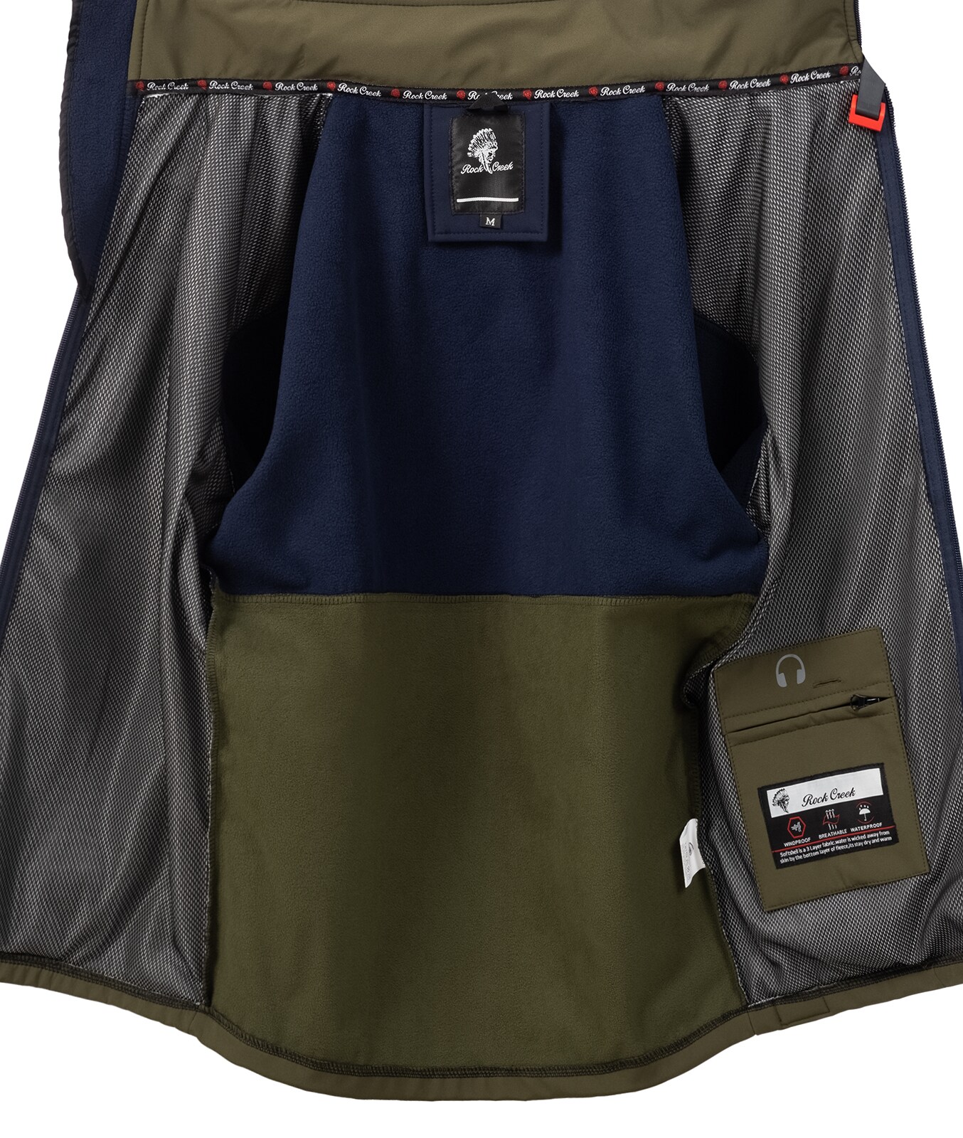Rock Creek Jacke Softshelljacke Regular Fit