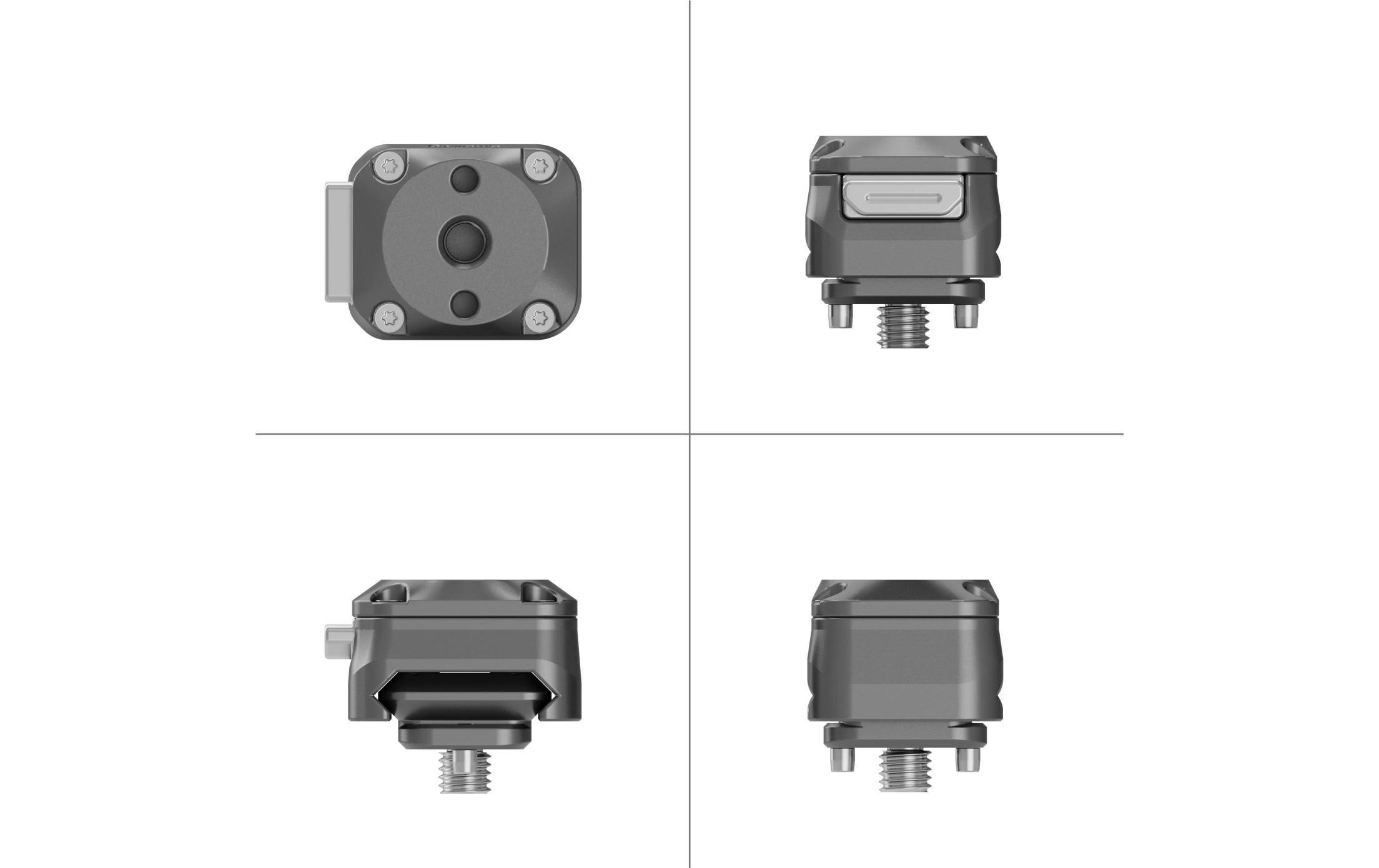 HawkLock H21 Universal-Schnellwechsel-Montageplatten-KitKompakte Aluminium-Grundplatte und Schnellwechselplatte mit 1/4
