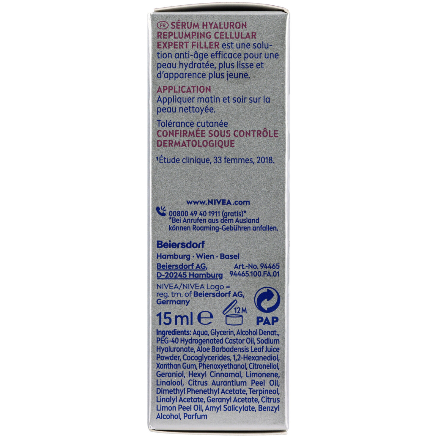 Nivea Cellular Expert Filler Hyaluron Replumping Serum