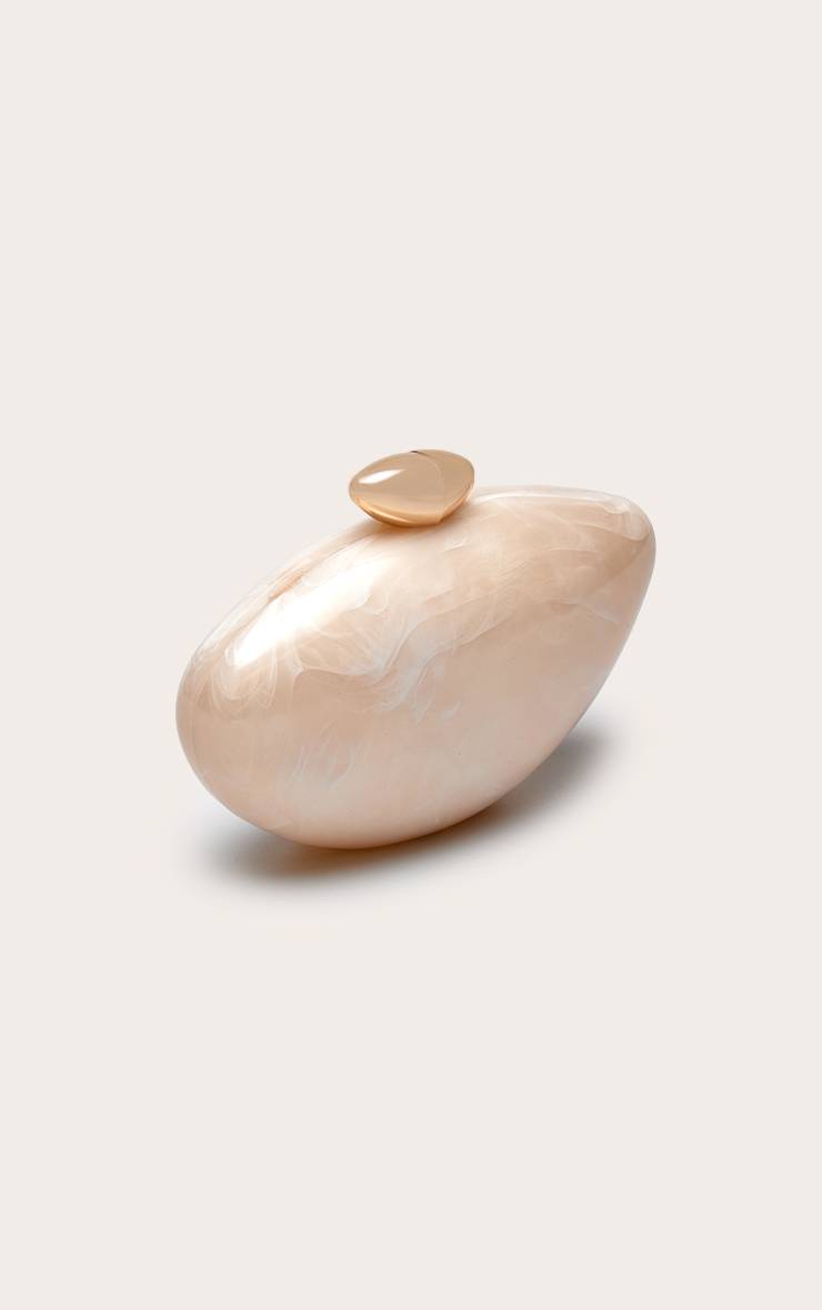 Crème Pochette Rigide Coquillage Dégradé