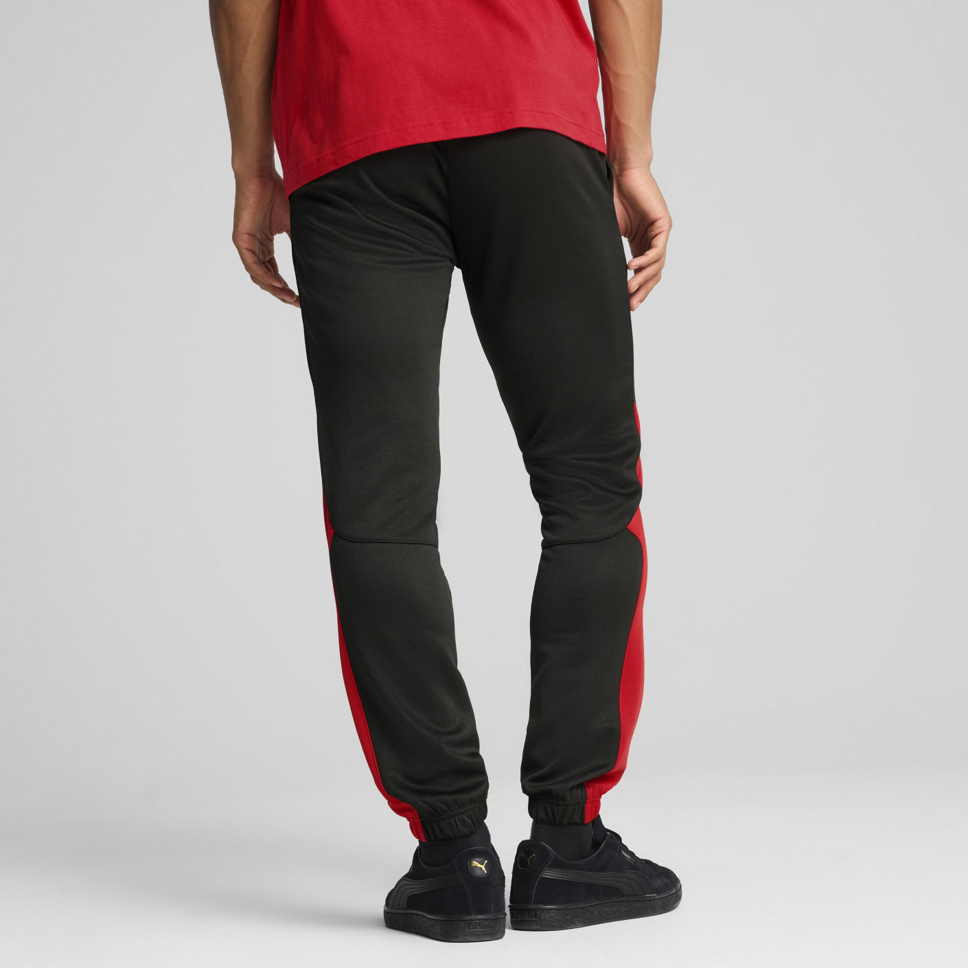 PUMA AC Milan ftblNRGY+ Joggingpak Full-Zip 2024-2025 Zwart Rood